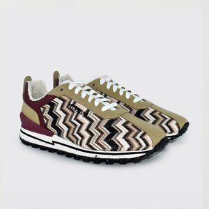 Missoni Women's Running Shoes Zigzag Knit Sneakers